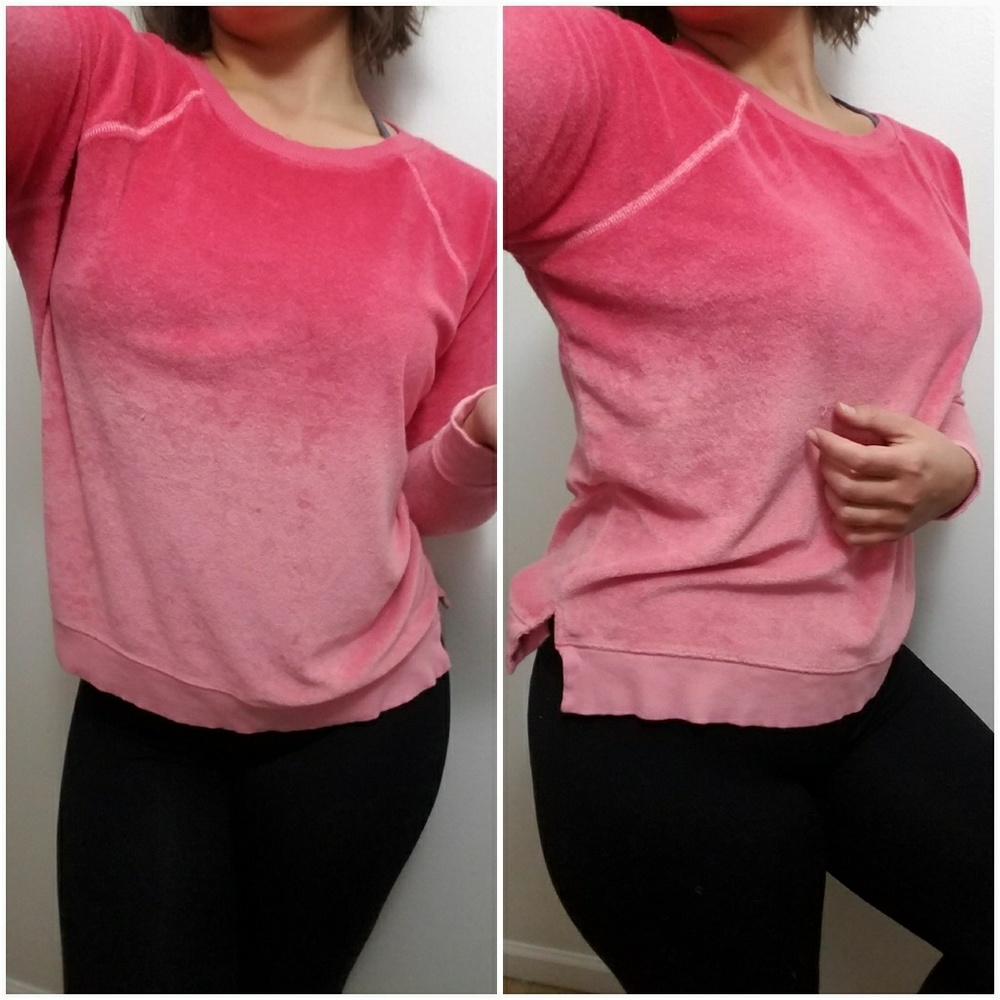 AEO Pink Ombre Sweater